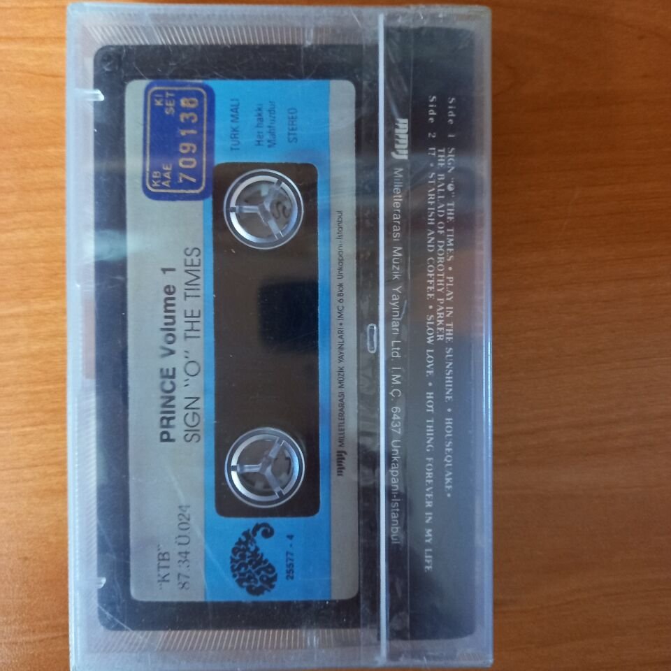 PRINCE - SIGN ''O'' THE TIMES VOLUME 1 (1987) - KASET SIFIR