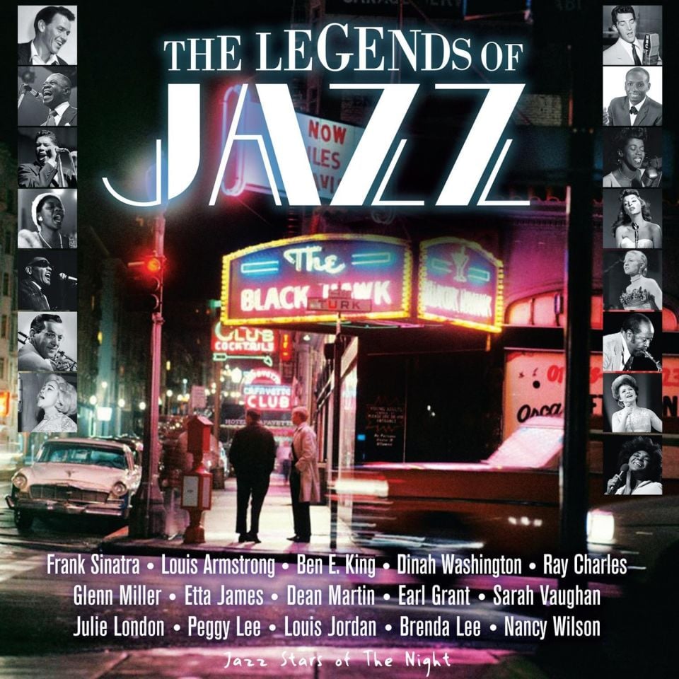 LEGENDS OF JAZZ - V/A FRANK SINATRA LOUIS ARMSTONG RAY CHARLES ETTA JAMES DEAN MARTIN NANCY WILSON etc - LP 180GR 2023 EDITION SIFIR PLAK