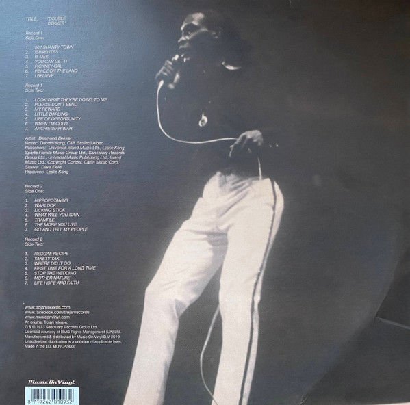 DESMOND DEKKER - DOUBLE DEKKER (1973) - REGGAE SKA LP 180GR 2024 SIFIR PLAK