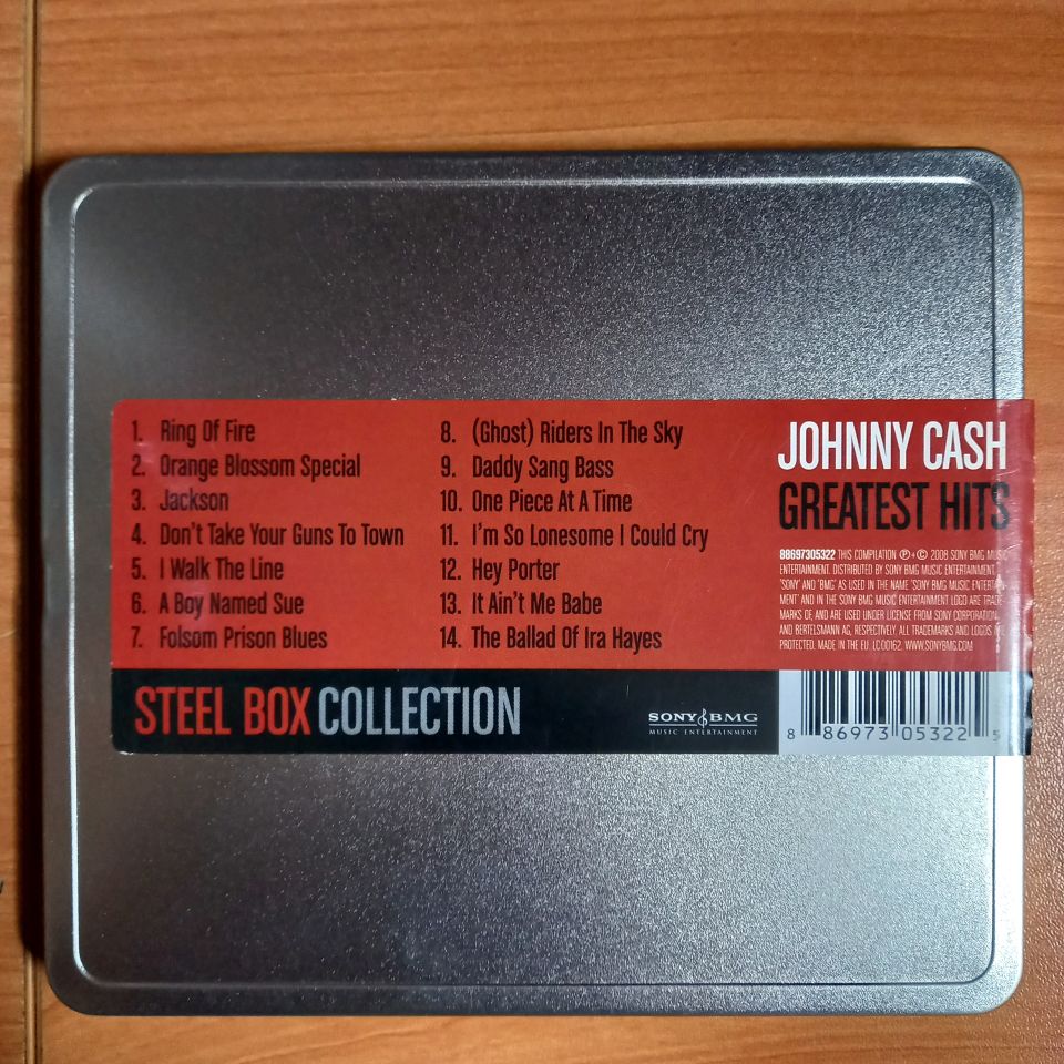 JOHNNY CASH – GREATEST HITS / STEEL BOX COLLECTION (2008) - CD 2.EL