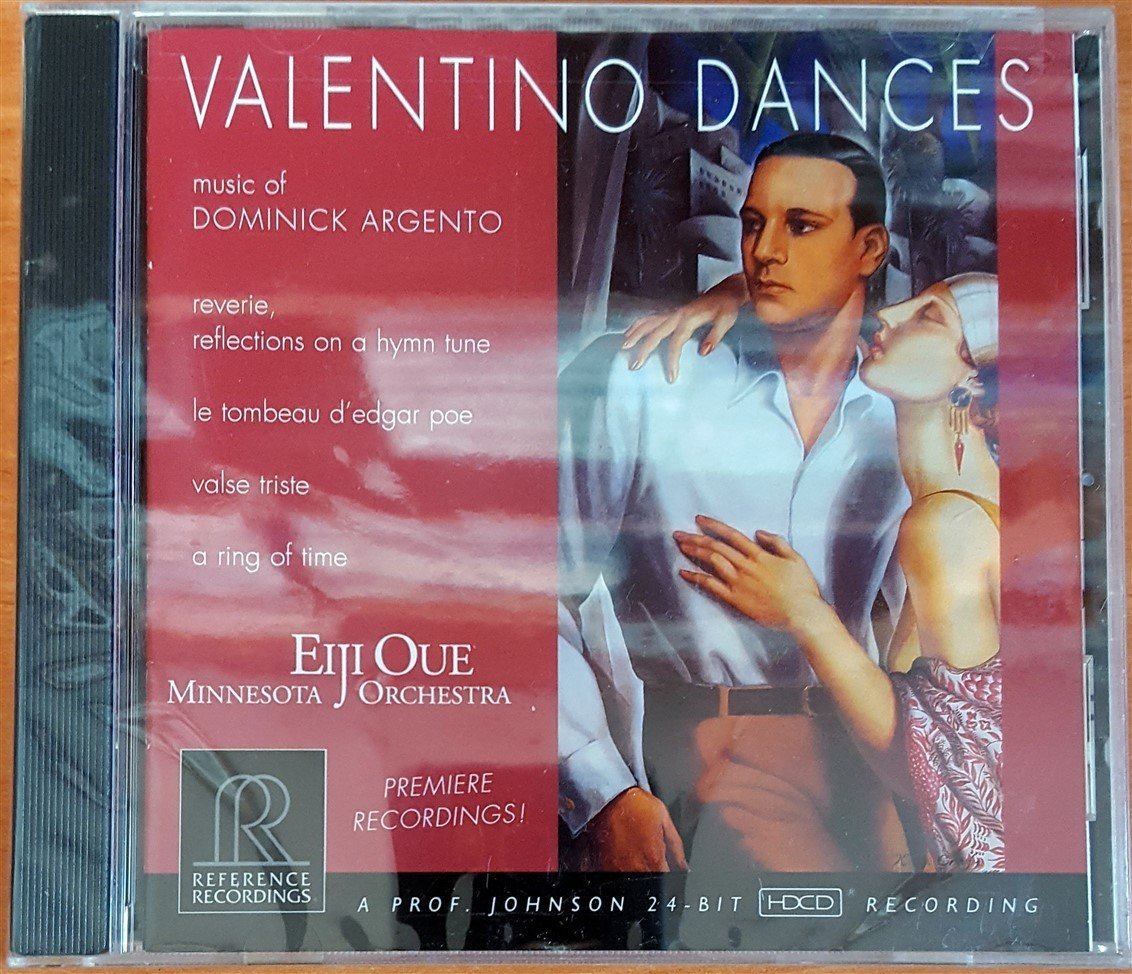 VALENTINO DANCES / THE MUSIC OF DOMINICK ARGENTO / EIJI OUE, MINNESOTA ORCHESTRA (2000) REFERENCE RECORDINGS CD SIFIR