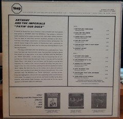 ANTHONY AND THE IMPERIALS - PAYIN' OUR DUES (1966) - PLAK 2.EL