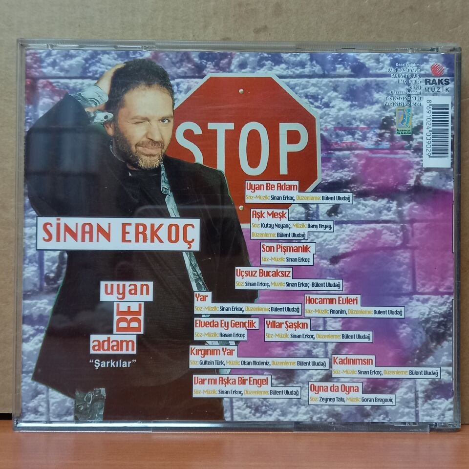 SİNAN ERKOÇ - UYAN BE ADAM (1998) - CD 2.EL