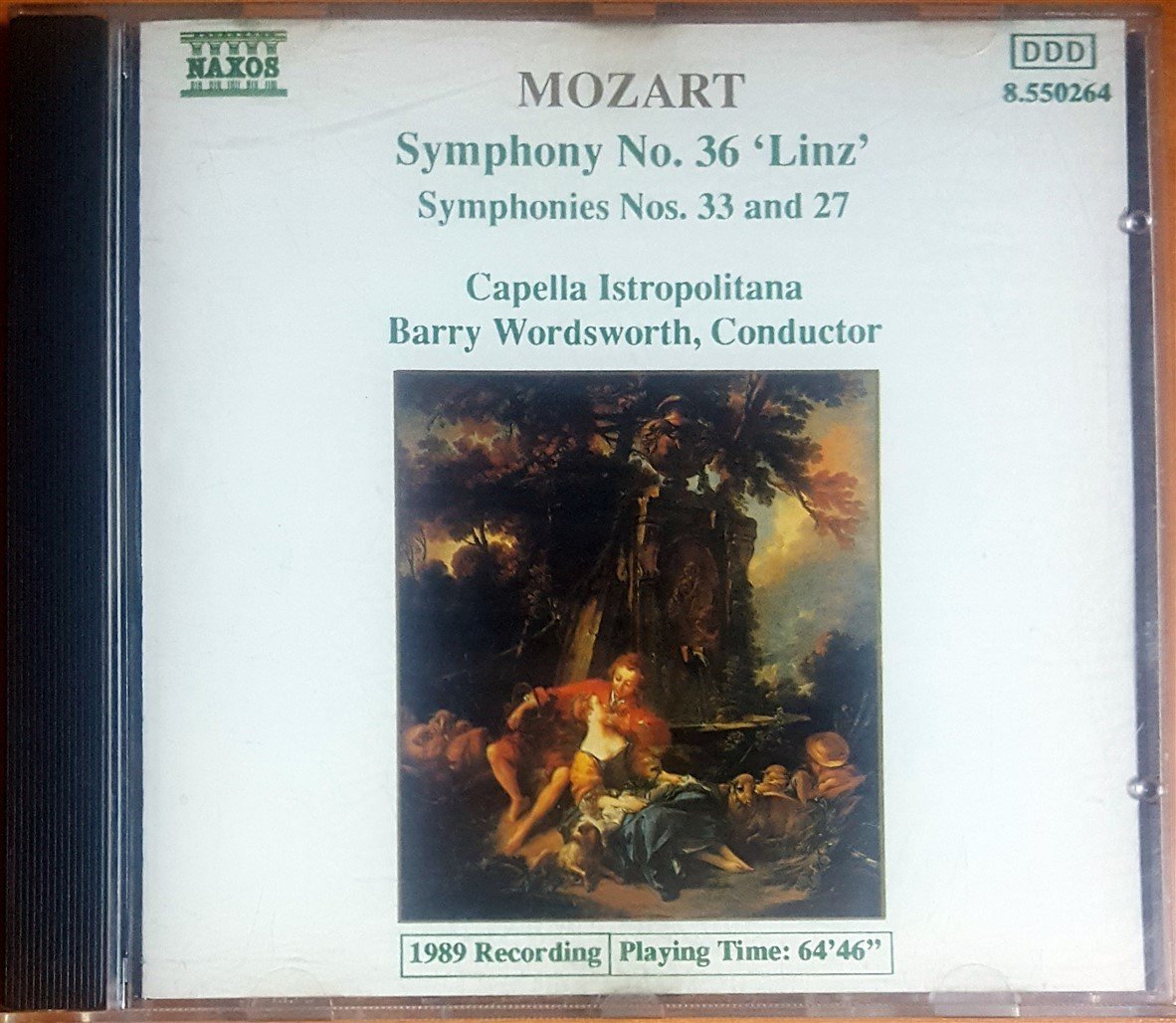 MOZART - SYMPHONY NO.36 ''LINZ'' SYMPHONIES NOS. 33 AND 24 (1989) NAXOS CD 2.EL