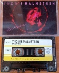 YNGWIE MALMSTEEN - ECLIPSE (1990) PLAKSAN CASSETTE MADE IN TURKEY ''USED'' PAPER LABEL