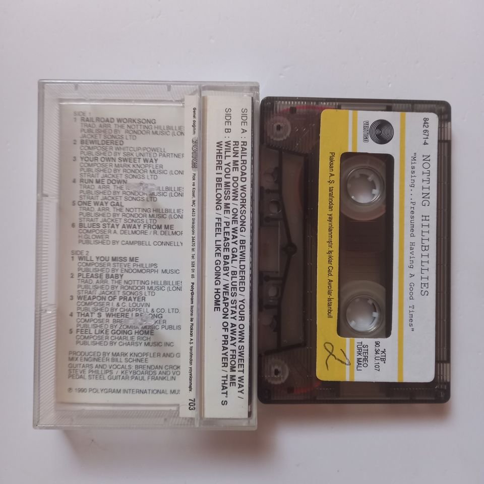THE NOTTING HILLBILLIES - MISSING... (1990) - KASET 2.EL