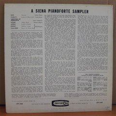 A SIENA PIANOFORTE SAMPLER - LP 2.EL PLAK