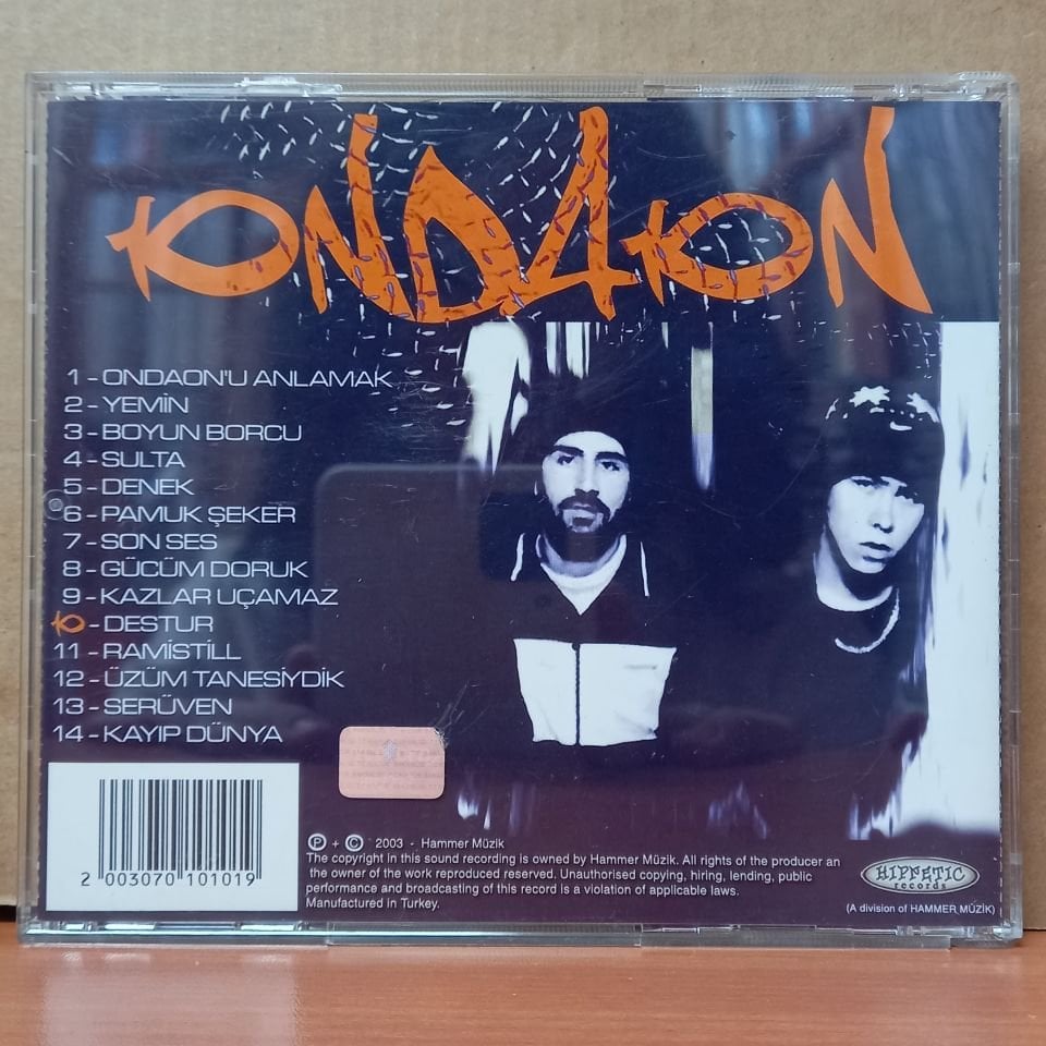 ONDAON - ONDAON'U ANLAMAK (2003) - CD 2.EL