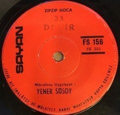 YENER SÜSOY - ZIPZIP HOCA / AKILLI KAPLUMBAĞA 7'' 33 DEVİR