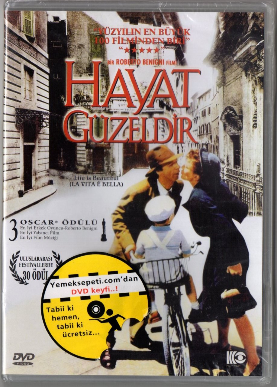 HAYAT GÜZELDİR - LA VITA E BELLA - ROBERTO BENIGNI - DVD SIFIR