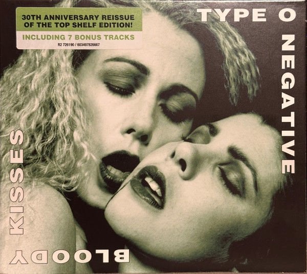 TYPE O NEGATIVE – BLOODY KISSES: SUSPENDED IN DUSK - 30TH ANNIVERSARY EDITION (1993) - 2CD REMASTERED 2024 REISSUE DIGIPAK AMBALAJINDA SIFIR