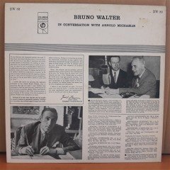 BRUNO WALTER IN CONVERSATION WITH ARNOLD MICHAELIS - LP 2.EL PLAK