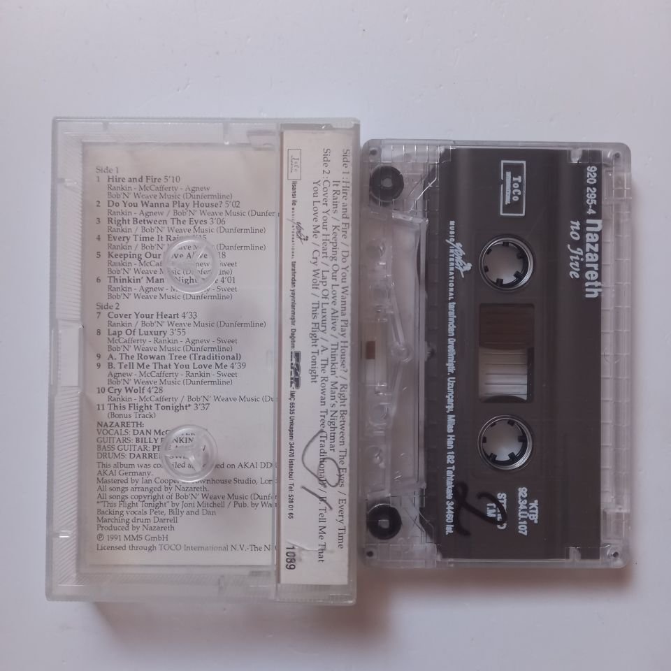 NAZARETH - NO LIVE (1992) - KASET 2.EL