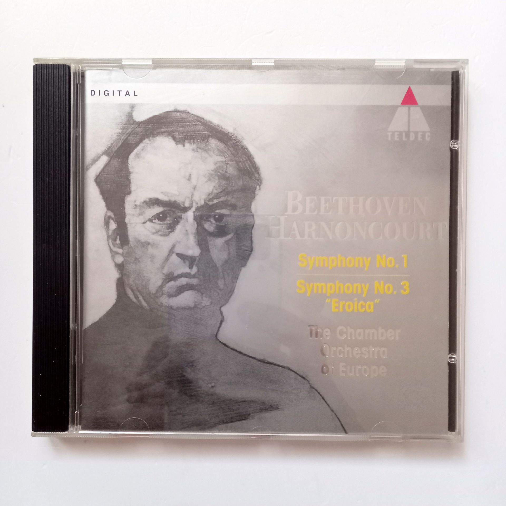 BEETHOVEN / HARNONCOURT, THE CHAMBER ORCHESTRA OF EUROPE – SYMPHONY NO.1 SYMPHONY NO. 3''EROICA'' (1992) - CD 2.EL