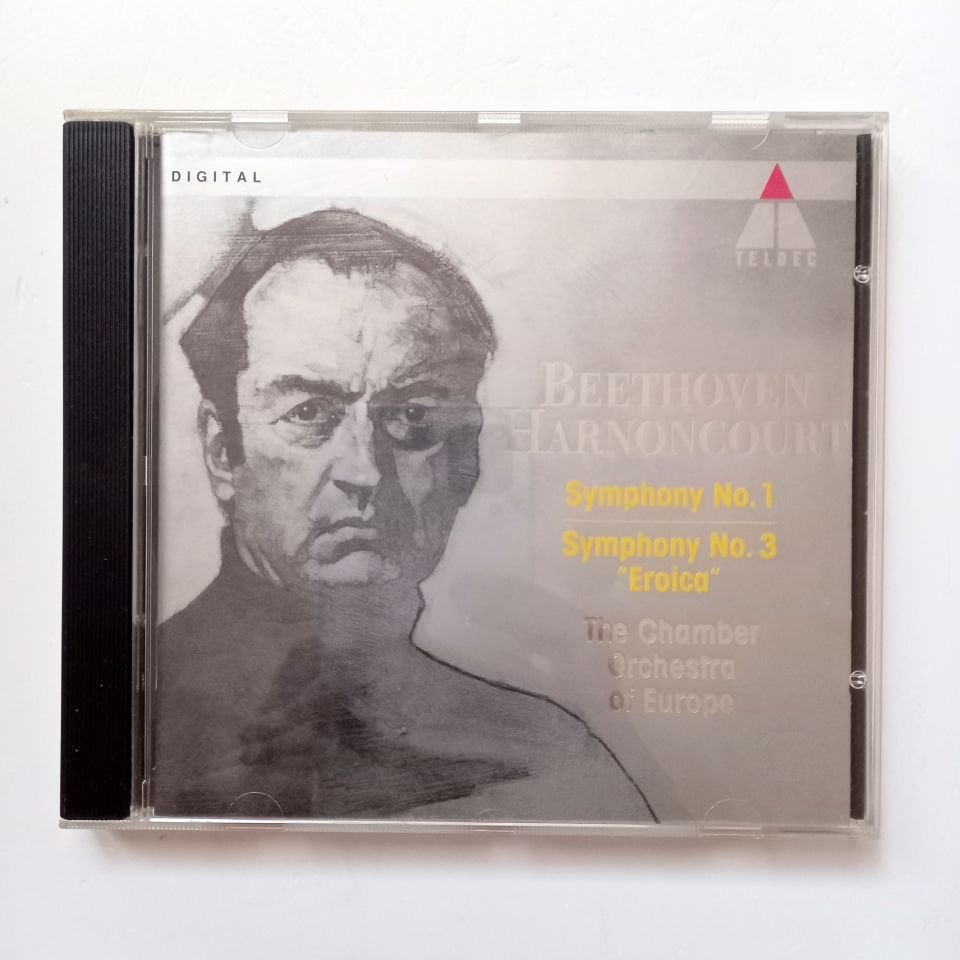 BEETHOVEN / HARNONCOURT, THE CHAMBER ORCHESTRA OF EUROPE – SYMPHONY NO.1 SYMPHONY NO. 3''EROICA'' (1992) - CD 2.EL