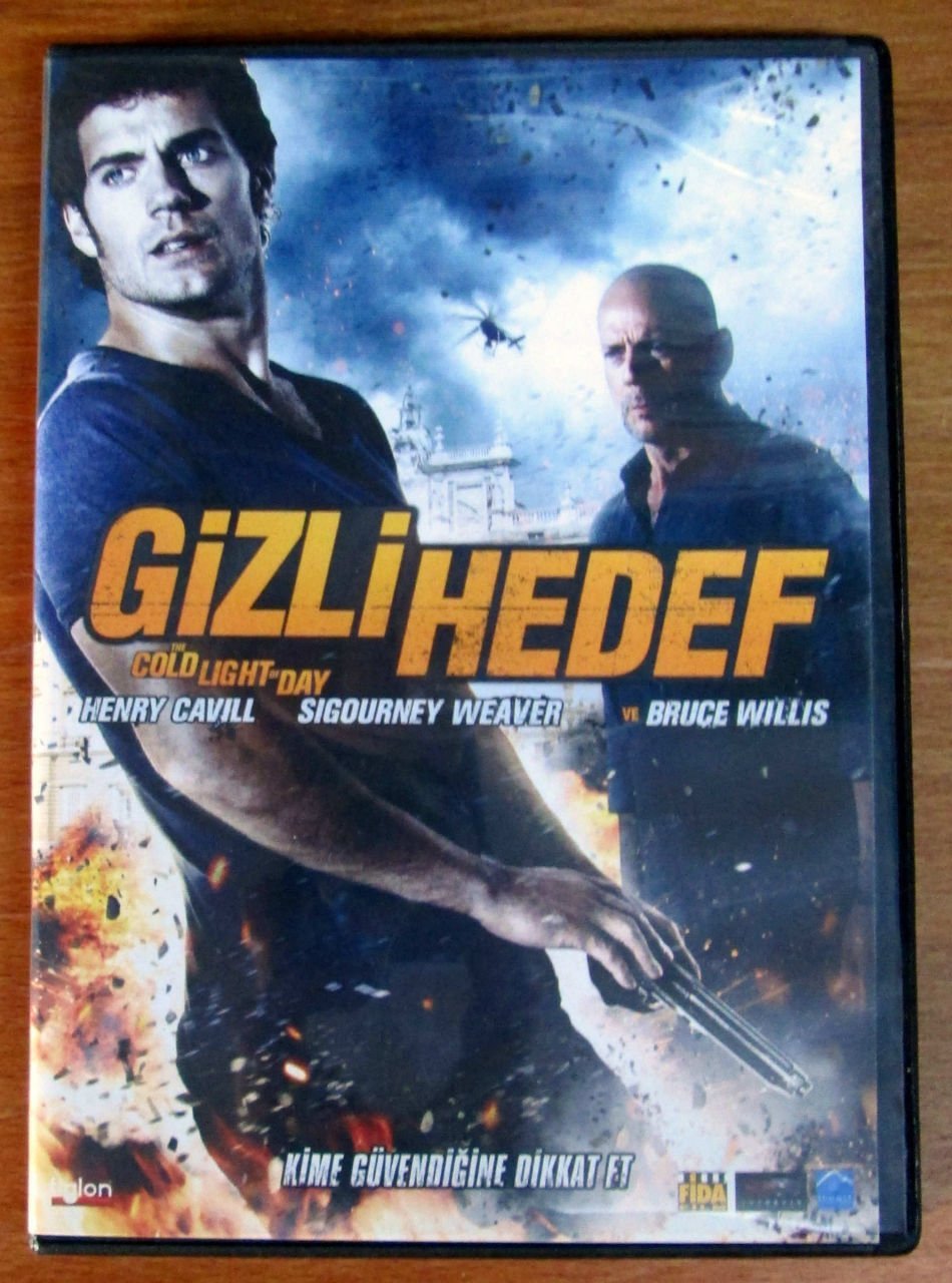 GİZLİ HEDEF - The COLD LIGHT OF DAY - HENRY CAVILL - BRUCE WILLIS - DVD 2.EL