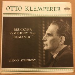 BRUCKNER SYMPHONY NO.4 OTTO KLEMPERER, VIENNA SYM.  2.EL PLAK