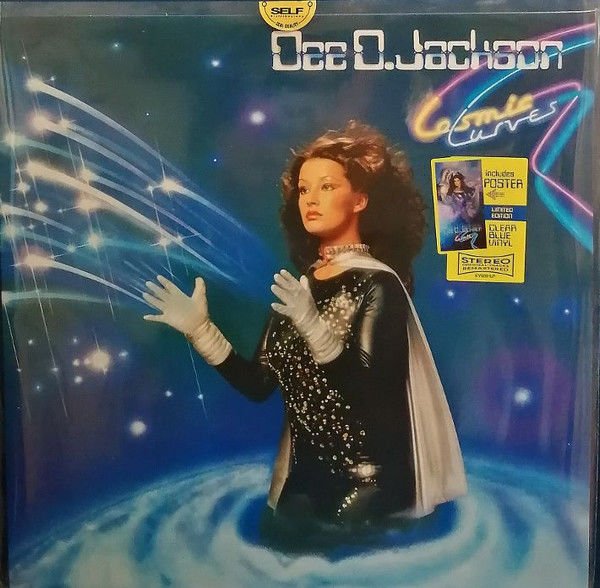 DEE D. JACKSON - COSMIC CURVES (1978) - DISCO SYNTH LP 2023 LIMITED EDITION BLUE COLORED SIFIR PLAK
