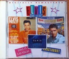 ELVIS PRESLEY - DOUBLE FEATURES / LOVE IN LAS VEGAS & ROUSTABOUT (1993) DIGITALLY REMASTERED RCA / MADE IN GERMANY CD 2.EL
