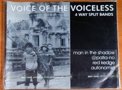 VOICE OF THE VOICELESS / 4 WAY SPLIT BANDS / MAN IN THE SHADOW, @PATIA-NO, RED KEDGE, AUTONOMIA - CD ANAK LIAR RECORDS 2.EL