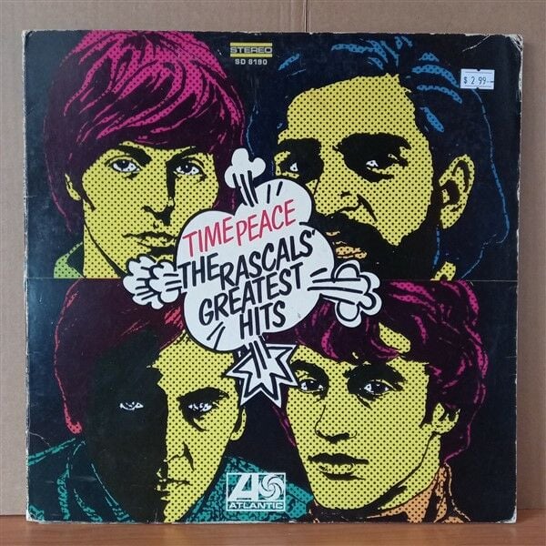 THE RASCALS – TIME PEACE THE RASCALS' GREATEST HITS (1968) - LP 2.EL PLAK