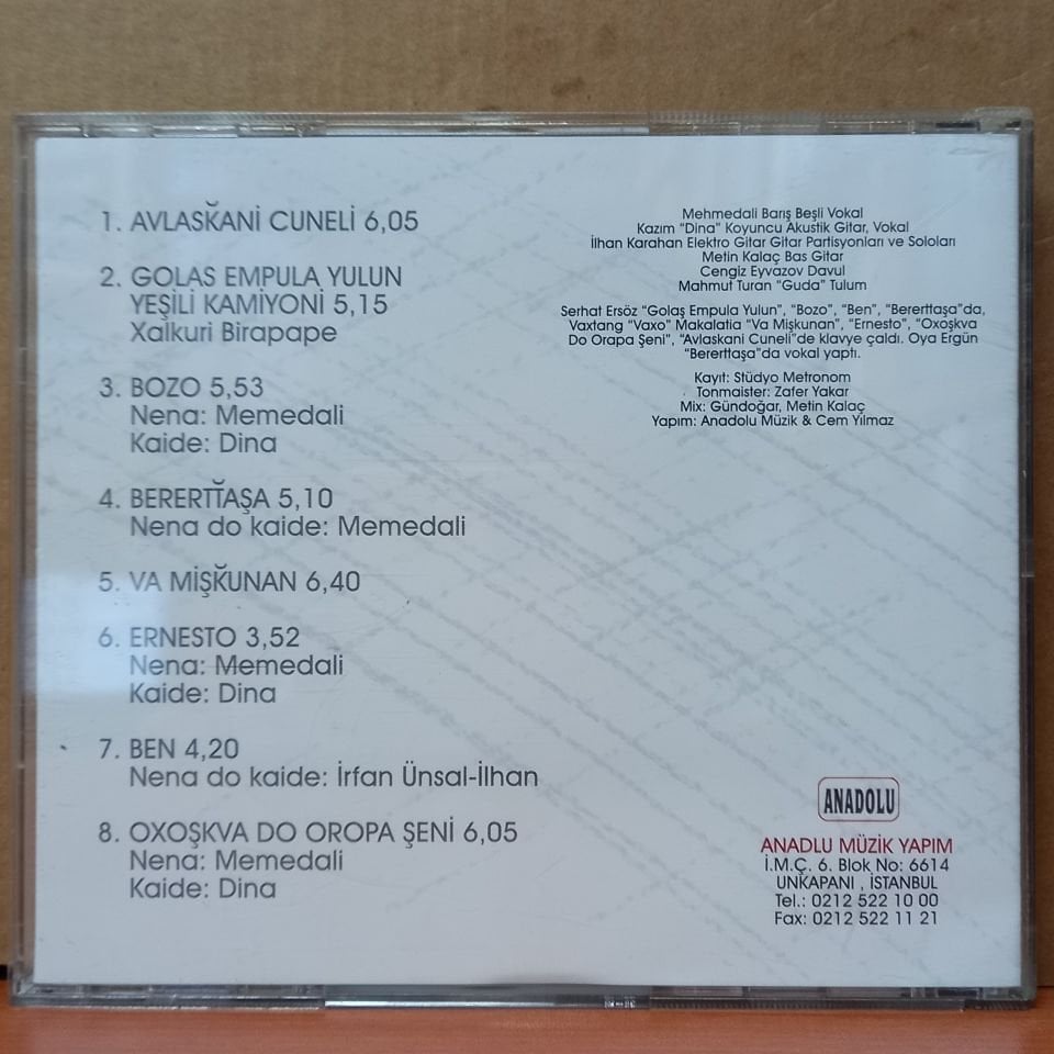 ZUĞAŞİ BEREPE - VA MİŞKUNAN (1994) - CD 2.EL