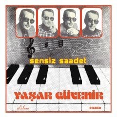 YAŞAR GÜVENİR - SENSİZ SAADET - LP MERMER DESENLİ SIFIR PLAK