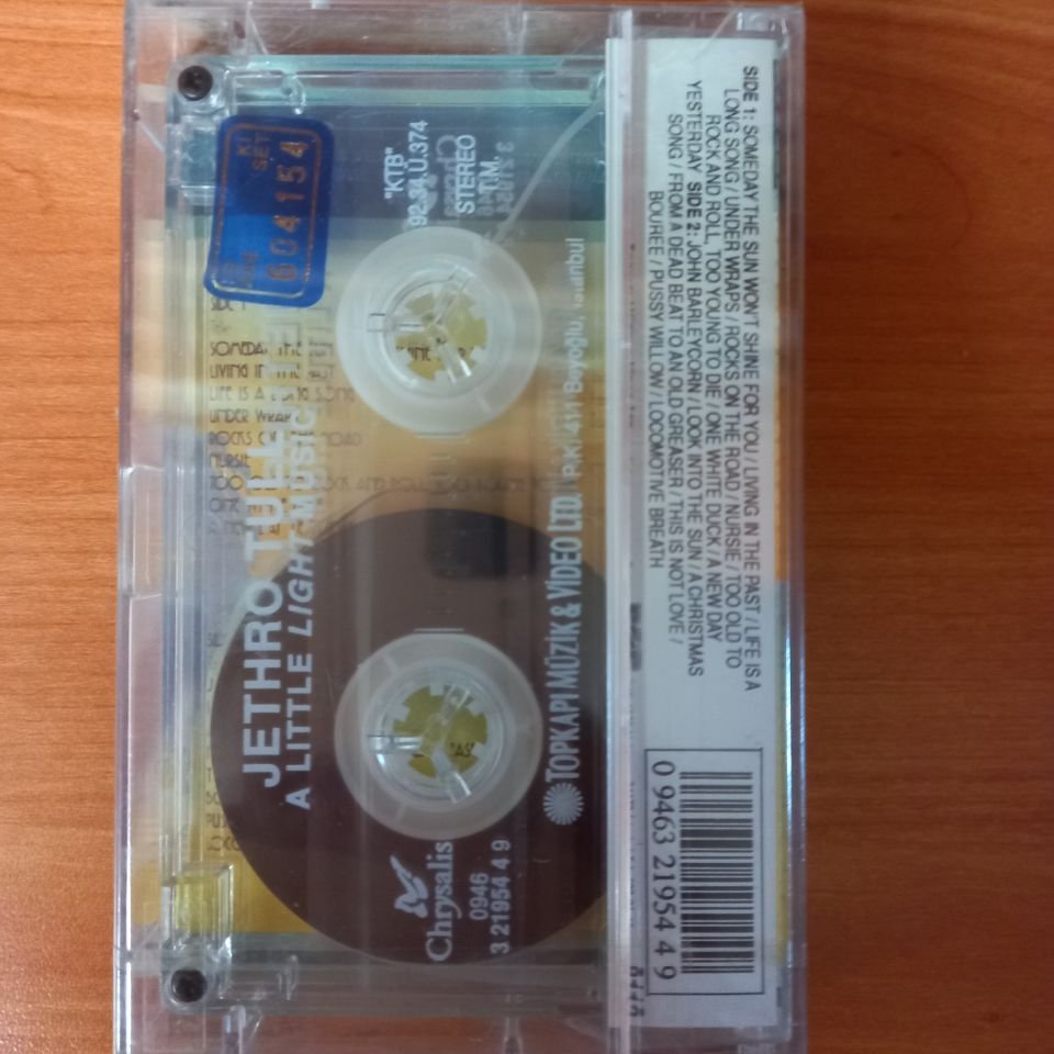 JETHRO TULL - A LITTLE LIGHT MUSIC (1992) - KASET SIFIR