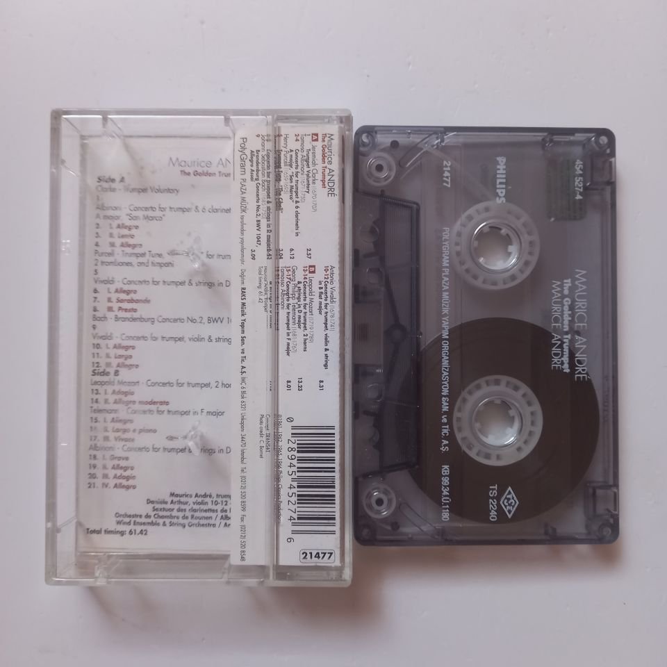 MAURICE ANDRE - THE GOLDEN TRUMPET / THE 100 CLASSICS 3 (1999) - KASET 2.EL