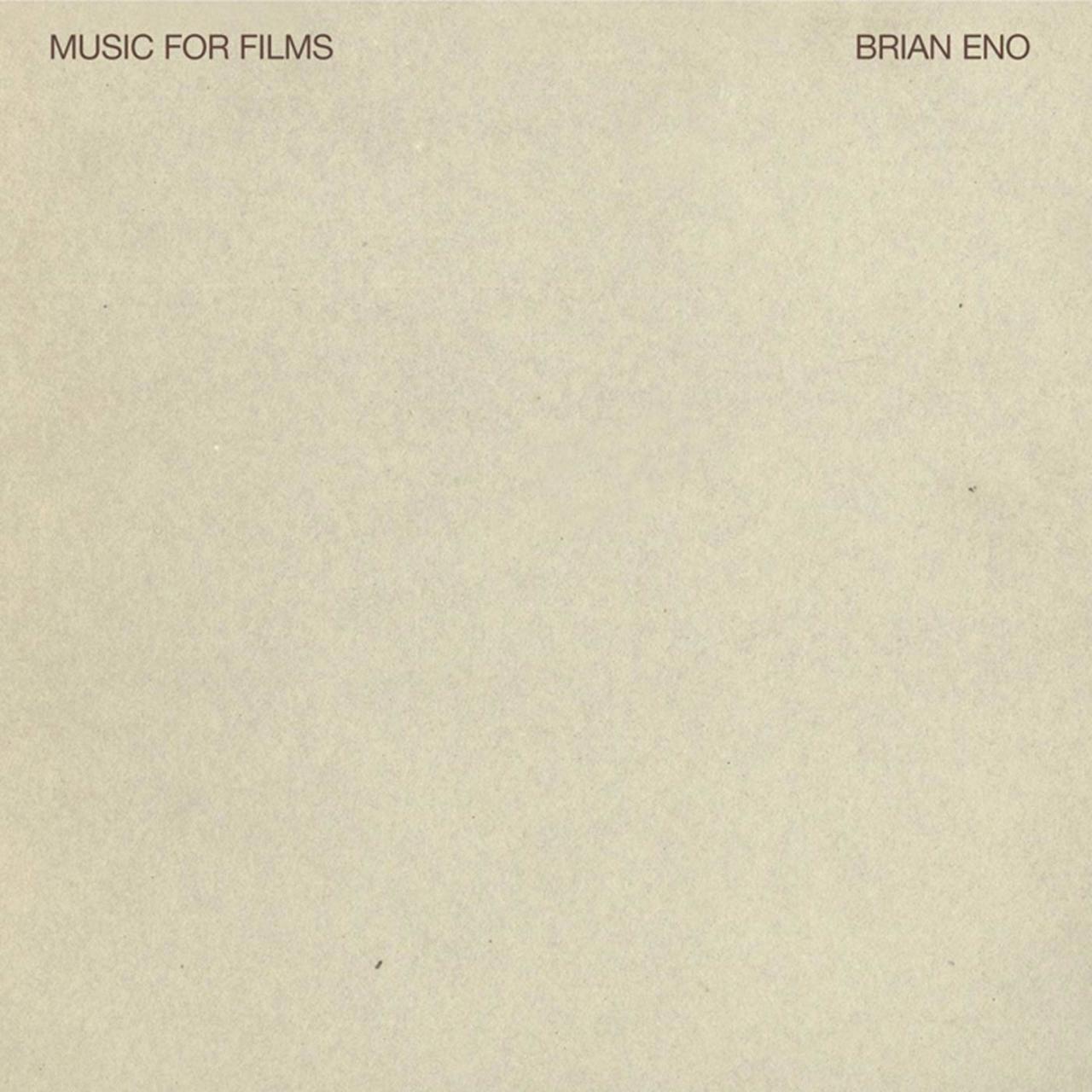 BRIAN ENO - MUSIC FOR FILMS (1976) - LP 180GR 2018 EDITION SIFIR PLAK