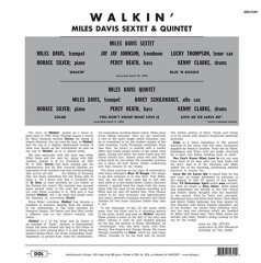 MILES DAVIS ALL STARS - WALKIN' (1957) - LP 180GR 2015 EDITION SIFIR PLAK