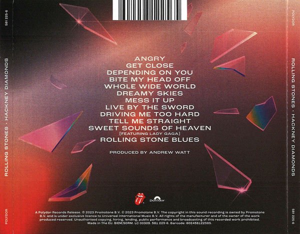 ROLLING STONES - HACKNEY DIAMONDS (2023) - CD JEWEL CASE AMBALAJINDA SIFIR