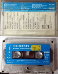 BEATLES - ROCKIN' AT THE STAR CLUB LIVE IN HAMBURG GERMANY 1962 (1991) UZELLI CASSETTE MADE IN TURKEY ''USED''