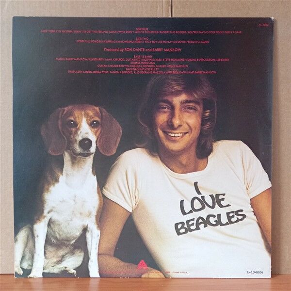 BARRY MANILOW - TRYIN' TO GET THE FEELING (1975) - LP 2.EL PLAK