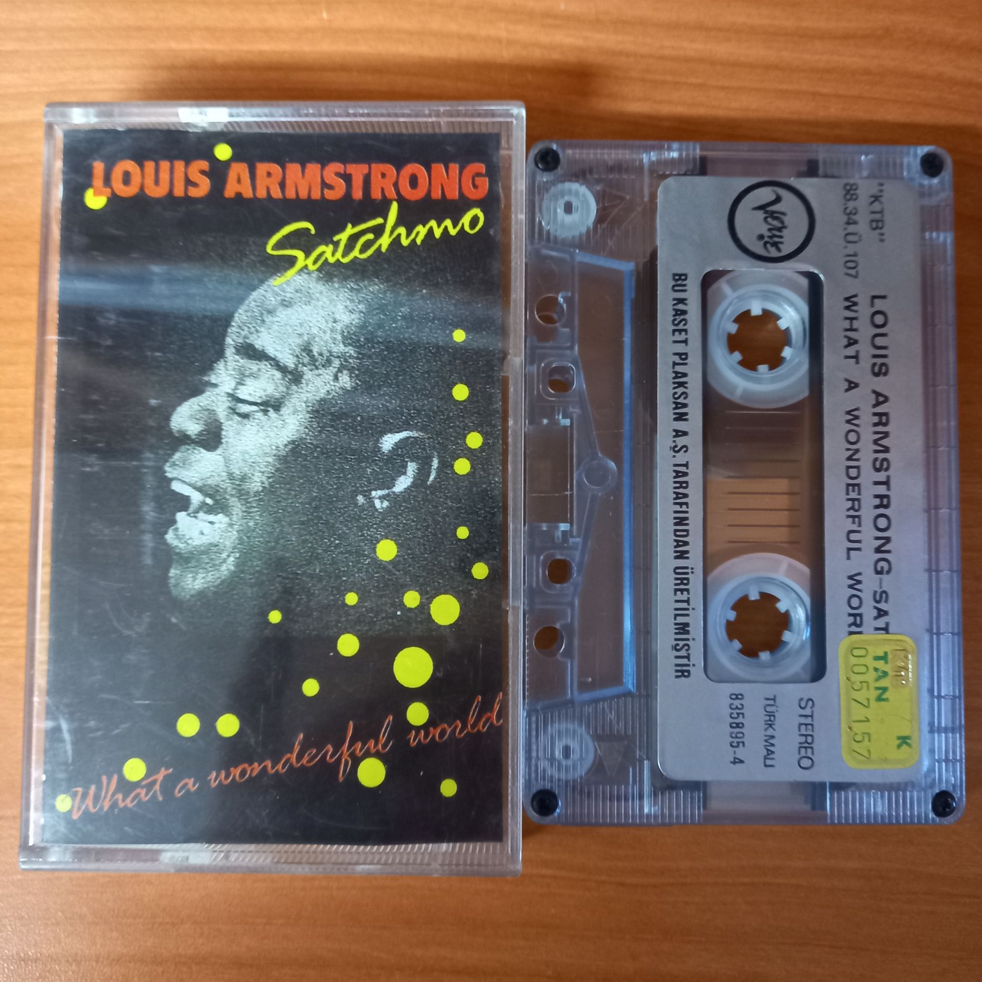 LOUIS ARMSTRONG - SATCHMO / WHAT A WONDERFUL WORLD (1988) - KASET 2.EL