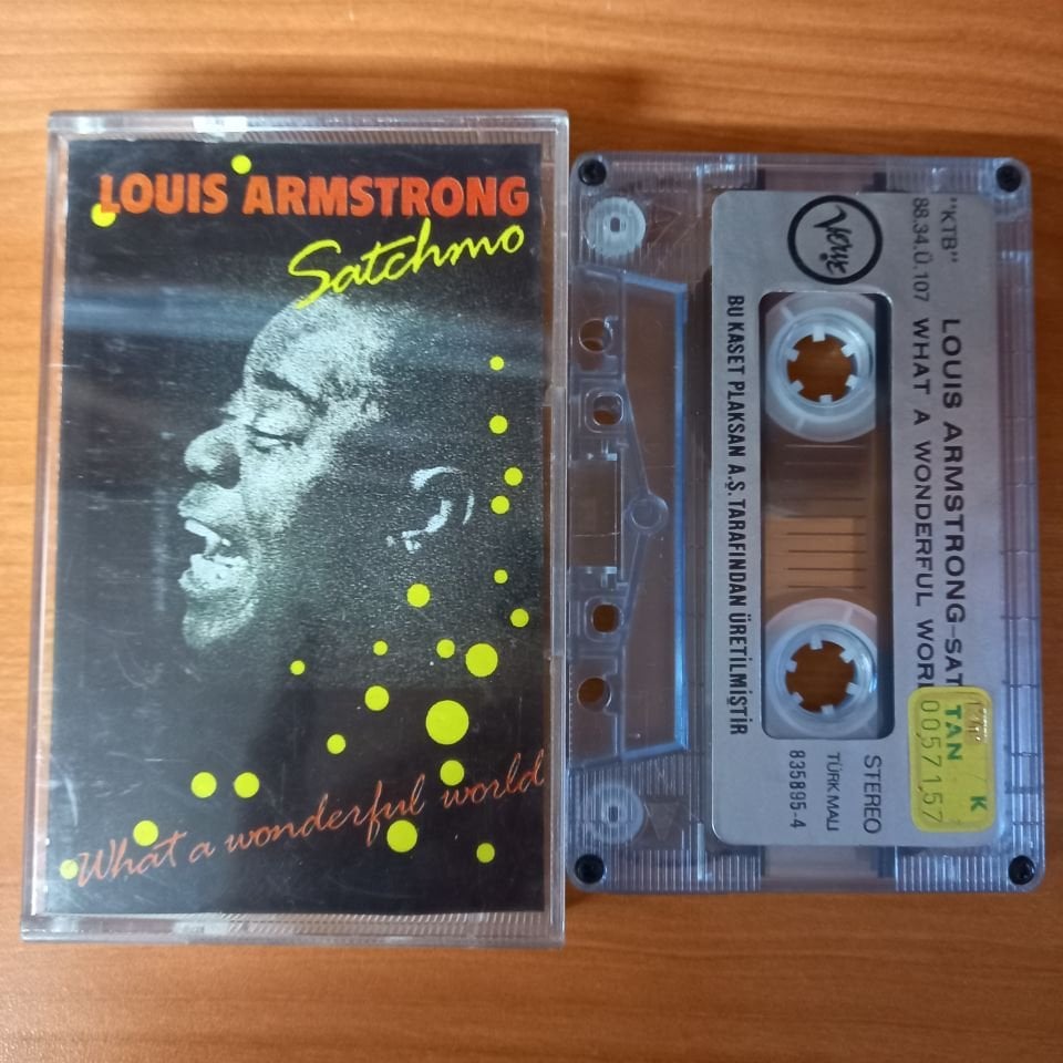 LOUIS ARMSTRONG - SATCHMO / WHAT A WONDERFUL WORLD (1988) - KASET 2.EL