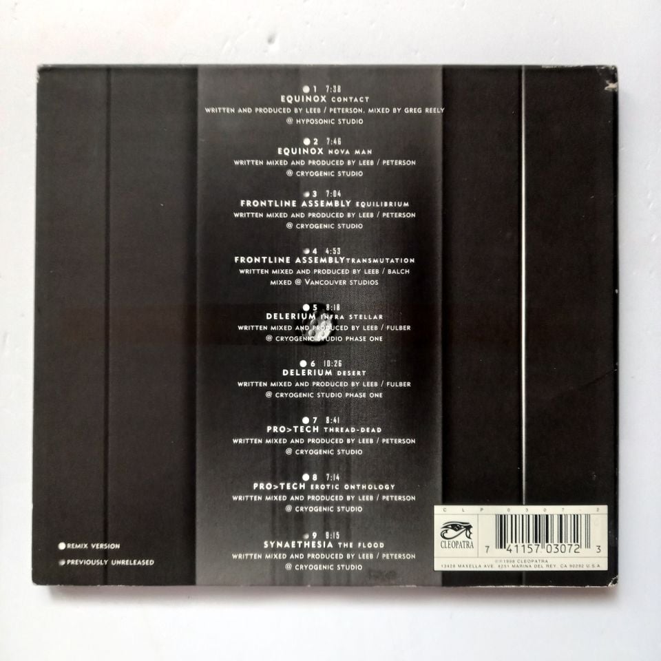 FRONT LINE ASSEMBLY, BILL LEEB, FRIENDS AND COMPANY – CRYOGENIC STUDIOS (1998) - CD 2.EL