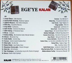 EGE'YE KALAN / CENGİZ ÖZKAN, MECAZ, HİLAL ÇELİK, İNCESAZ, HALE GÜR, AYŞE DEMİR, EVİS, CEM TARIM (2015) KALAN MÜZİK 2CD 2.EL