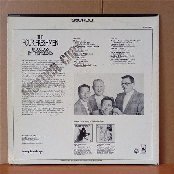 THE FOUR FRESHMEN – IN A CLASS BY THEMSELVES (1969) - LP 2.EL PLAK