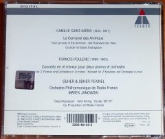 SAINT SEANS: LE CARNAVAL DES ANIMAUX / GÜHER & SÜHER PEKİNEL (1990) - CD 2.EL