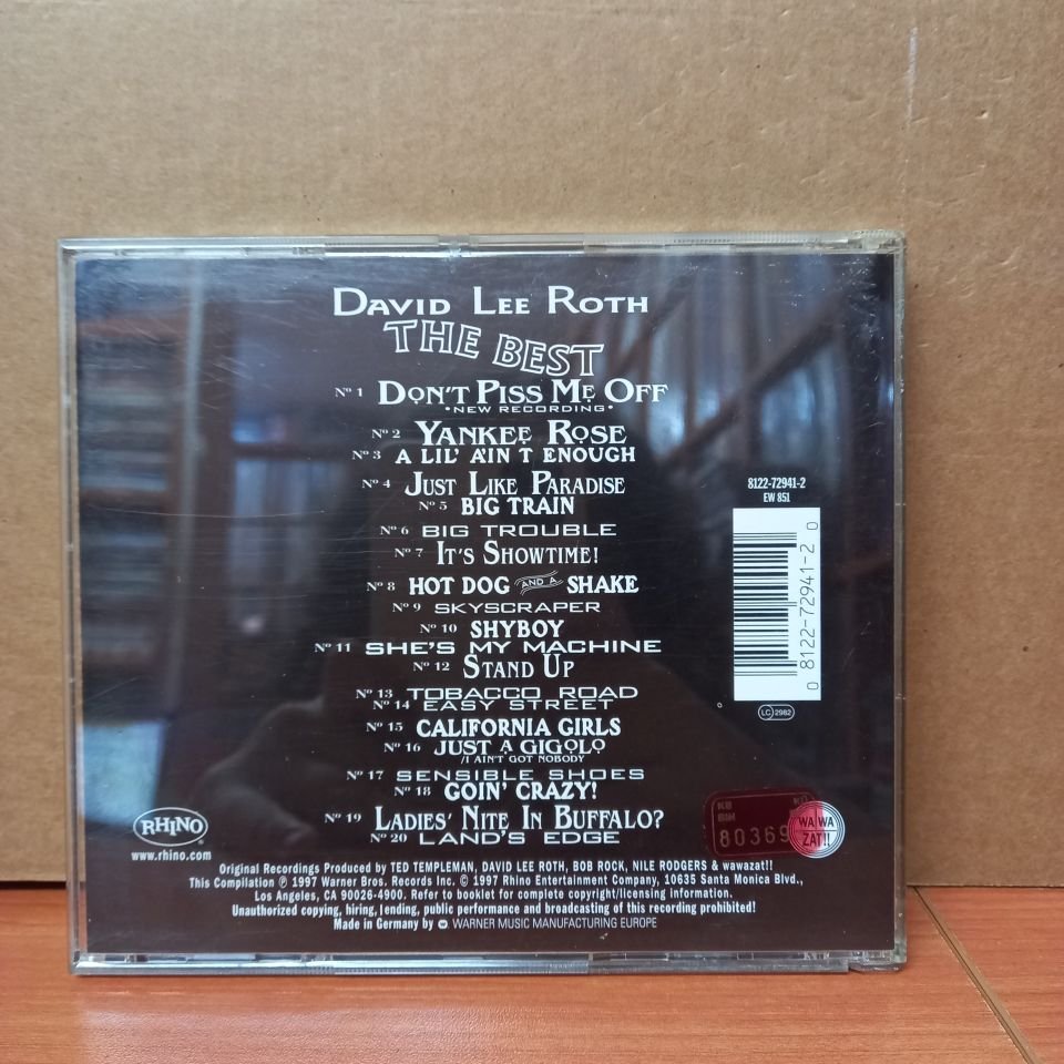 DAVID LEE ROTH - THE BEST (1997) - CD 2.EL
