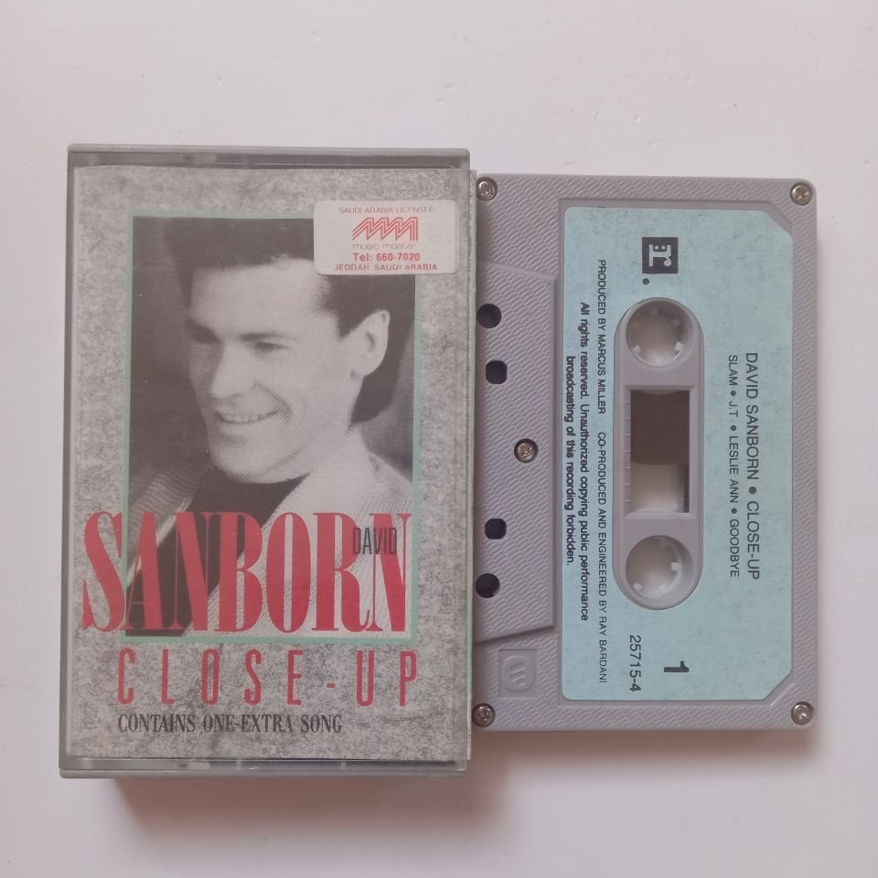 DAVID SANBORN - CLOSE-UP (1988) - KASET 2.EL
