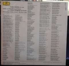 LOEWE: LIEDER UND BALLADEN, VOL.II, DIETRICH FISCHER-DIESKAU, JÖRG DEMUS - DÖNEM BASKISI PLAK SIFIR