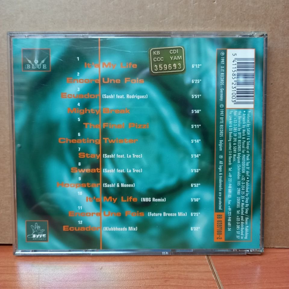 SASH! - IT'S MY LIFE (1997) - CD 2.EL