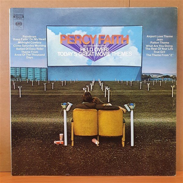 PERCY FAITH AND HIS ORCHESTRA - HELD OVER! TODAY'S GREAT MOVIE THEMES (1970) - LP 2.EL PLAK