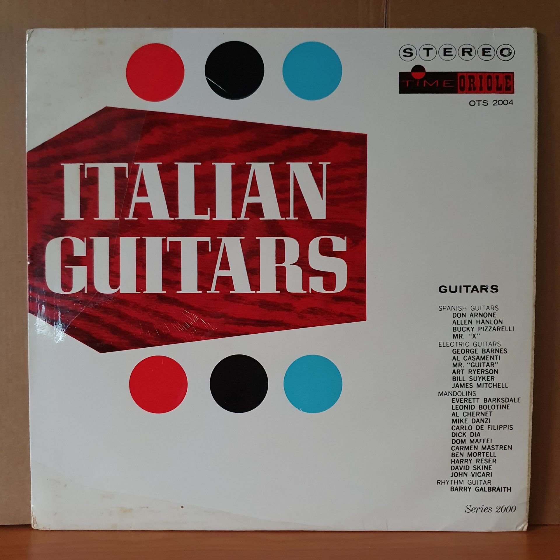 ITALIAN GUITARS / AL CAIOLA & ORCHESTRA (1961) - LP 2.EL PLAK