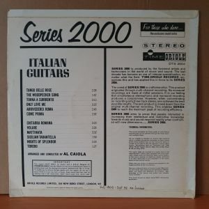ITALIAN GUITARS / AL CAIOLA & ORCHESTRA (1961) - LP 2.EL PLAK