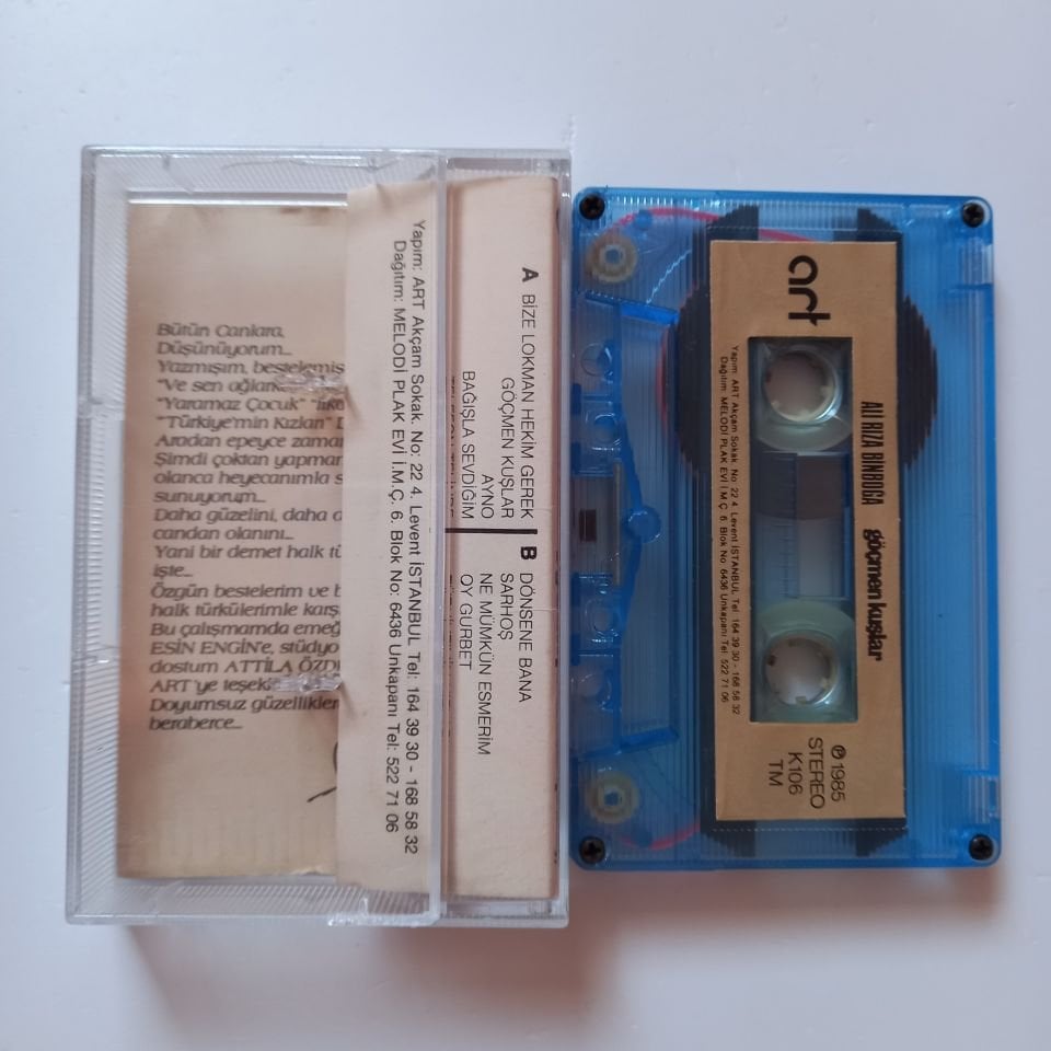 ALİ RIZA BİNBOĞA - GÖÇMEN KUŞLAR (1985) - KASET 2.EL