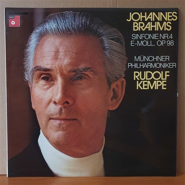 JOHANNES BRAHMS: SINFONIE NR.4 E-MOLL OP.98 / MÜNCHNER PHILHARMONIKER, RUDOLF KEMPE (1975) - LP 2.EL PLAK