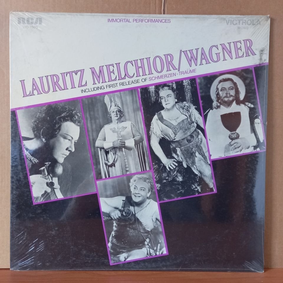 LAURITZ MELCHIOR / WAGNER / INCLUDING THE FIRST RELEASE OF SCHMERZEN - TRAÜME (1970) - LP DÖNEM BASKISI SIFIR PLAK